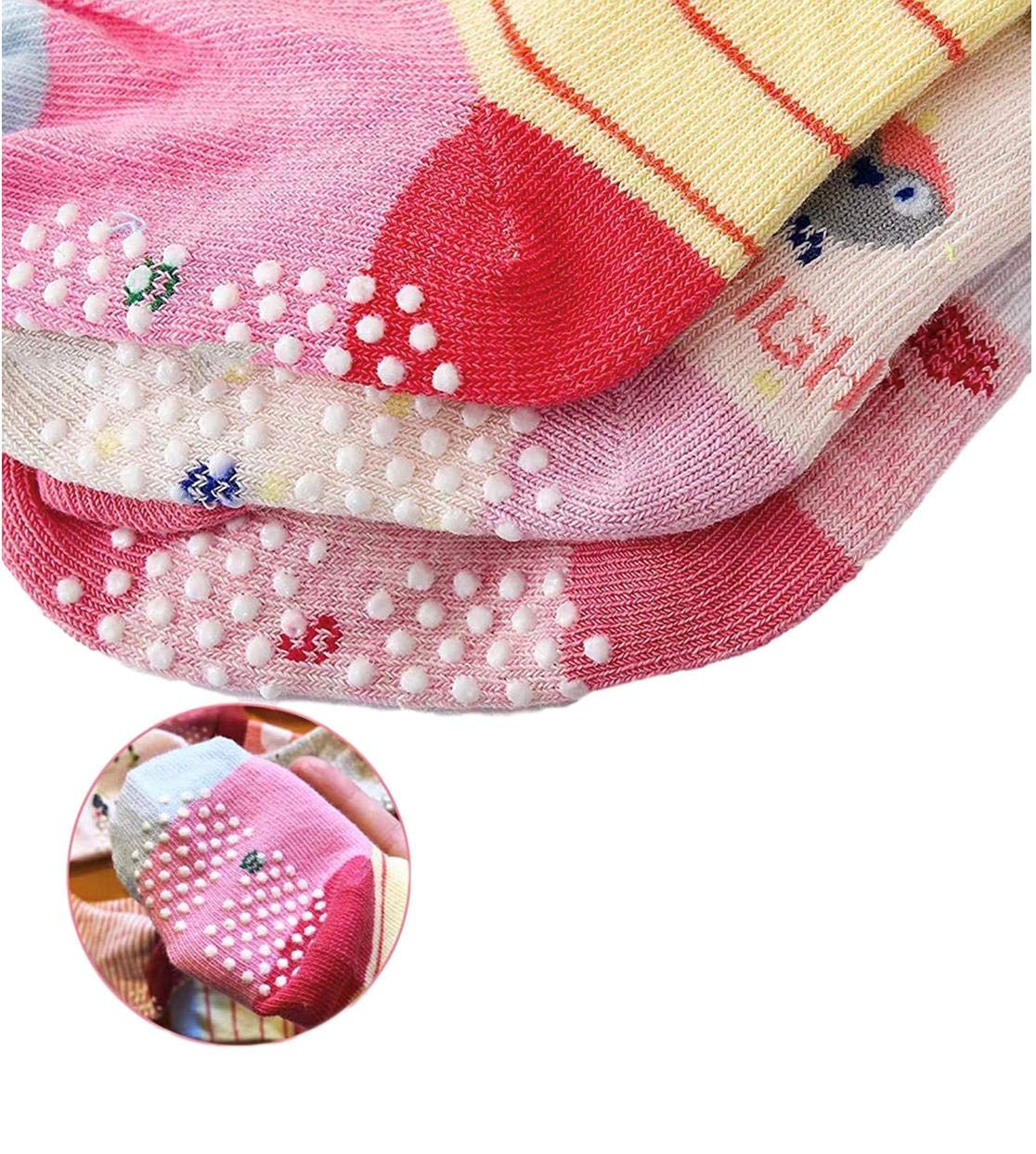 heartbury Baby's Anti Slip Cotton Regular Socks (AM-07022001_Multicolour) 1