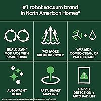 Vista 2 de iRobot Roomba Plus 405 (G181) 2in1 Vacuum & Mop Robot with AutoWash Dock - Dual Spinning, Smart & Fast Mapping, Ideal for Pet Hair, Self-Empties 75