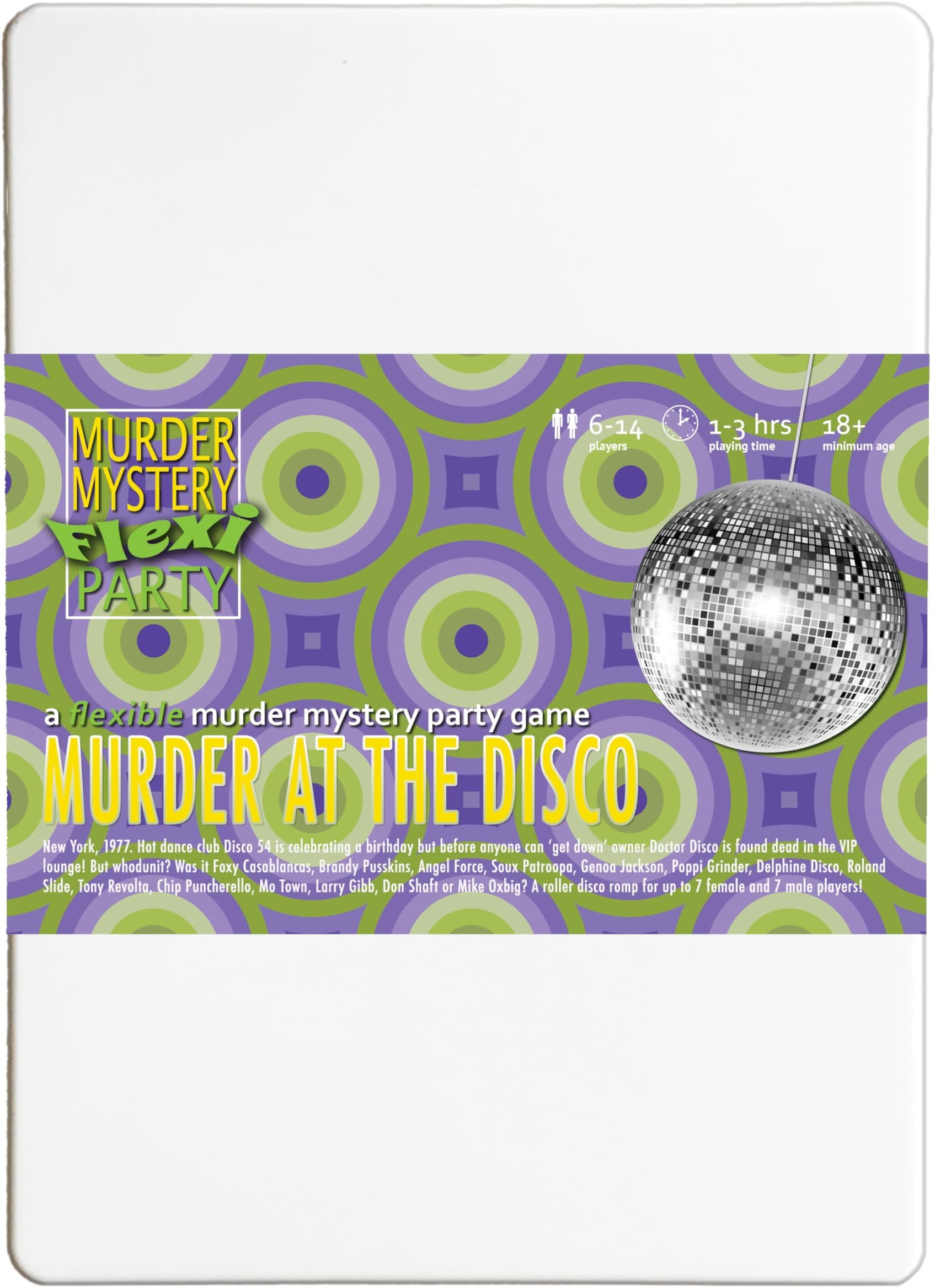 Murder Mystery Flexi Party Murder at the Disco 6-14 Player
