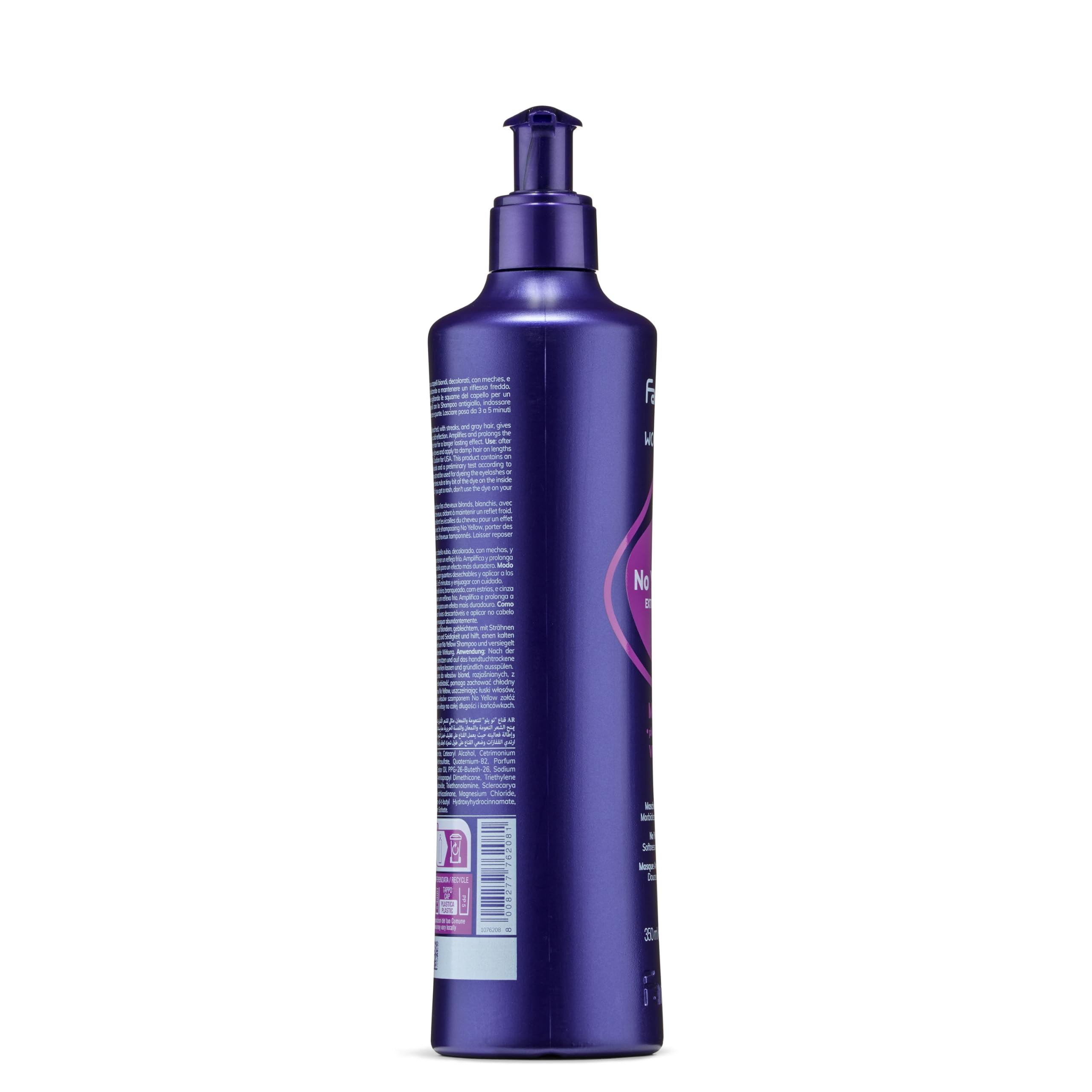 Fanola Wonder No Yellow Maske, Anti-Gelbstich-Maske, 350 ml – Ansicht 3