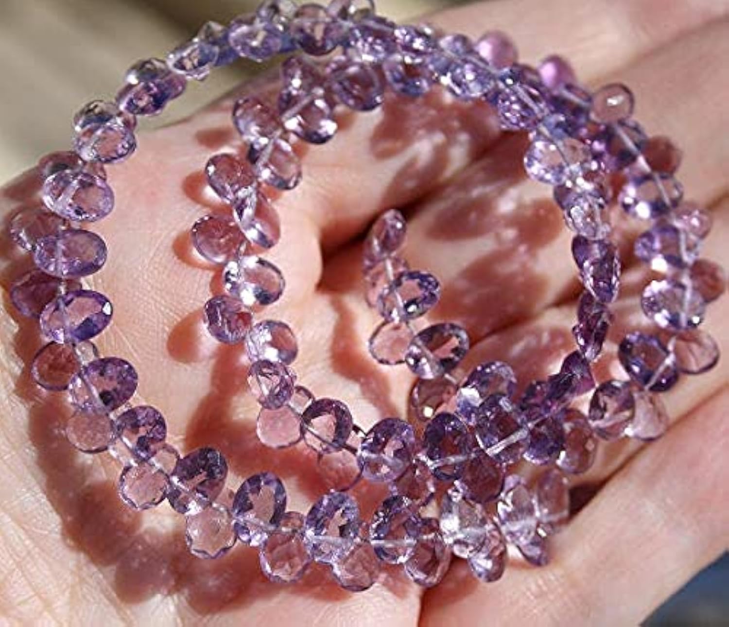 Améthyste rose lilas LKBEADS élimine le ternissement de vos anciens bijoux