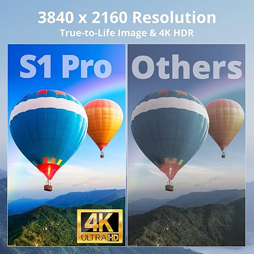 Miniatura 2 de Dragon Touch Portátil 4K - Monitor de juegos IPS HDR de 15.6 pulgadas, 100% sRGB FreeSync con altavoces, compatible con VESA para Xbox PS4, Nintendo