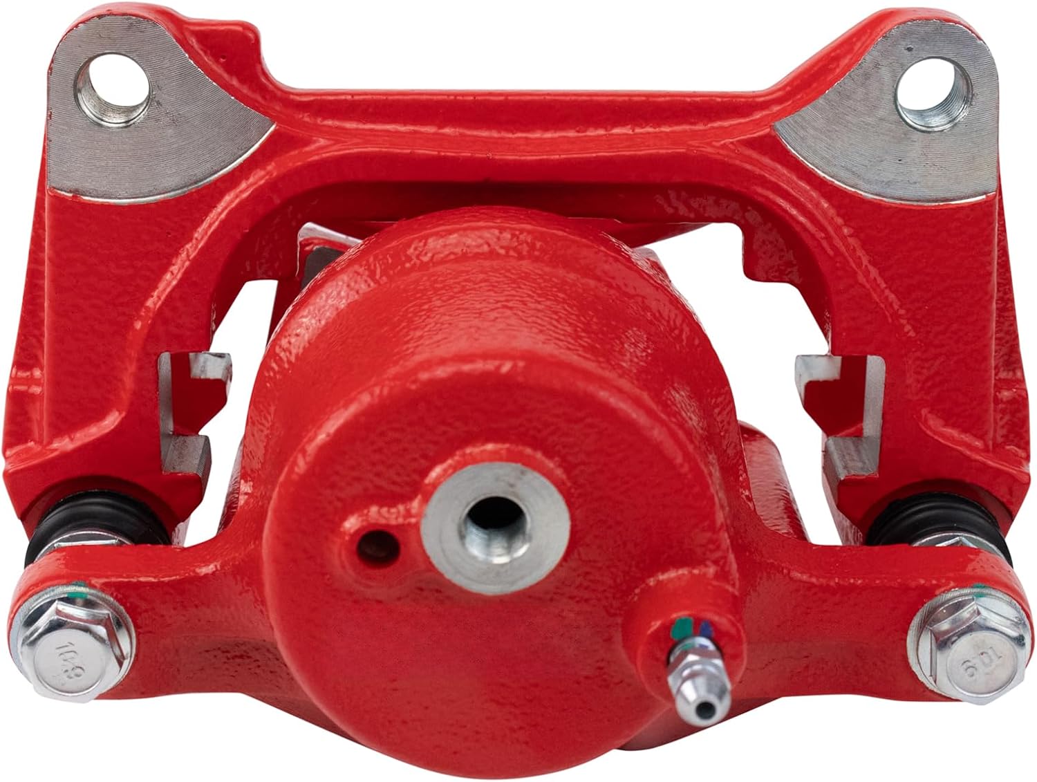 TRQ Front Brake Caliper Set Painted Red Brackets Compatible with 2005-2010 Scion tC 2000-2005 Toyota Celica