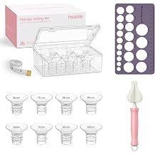 Nuliie Silicone Flange Inserts 16/17/18/19mm 8PCS for 24mm Breast Pump