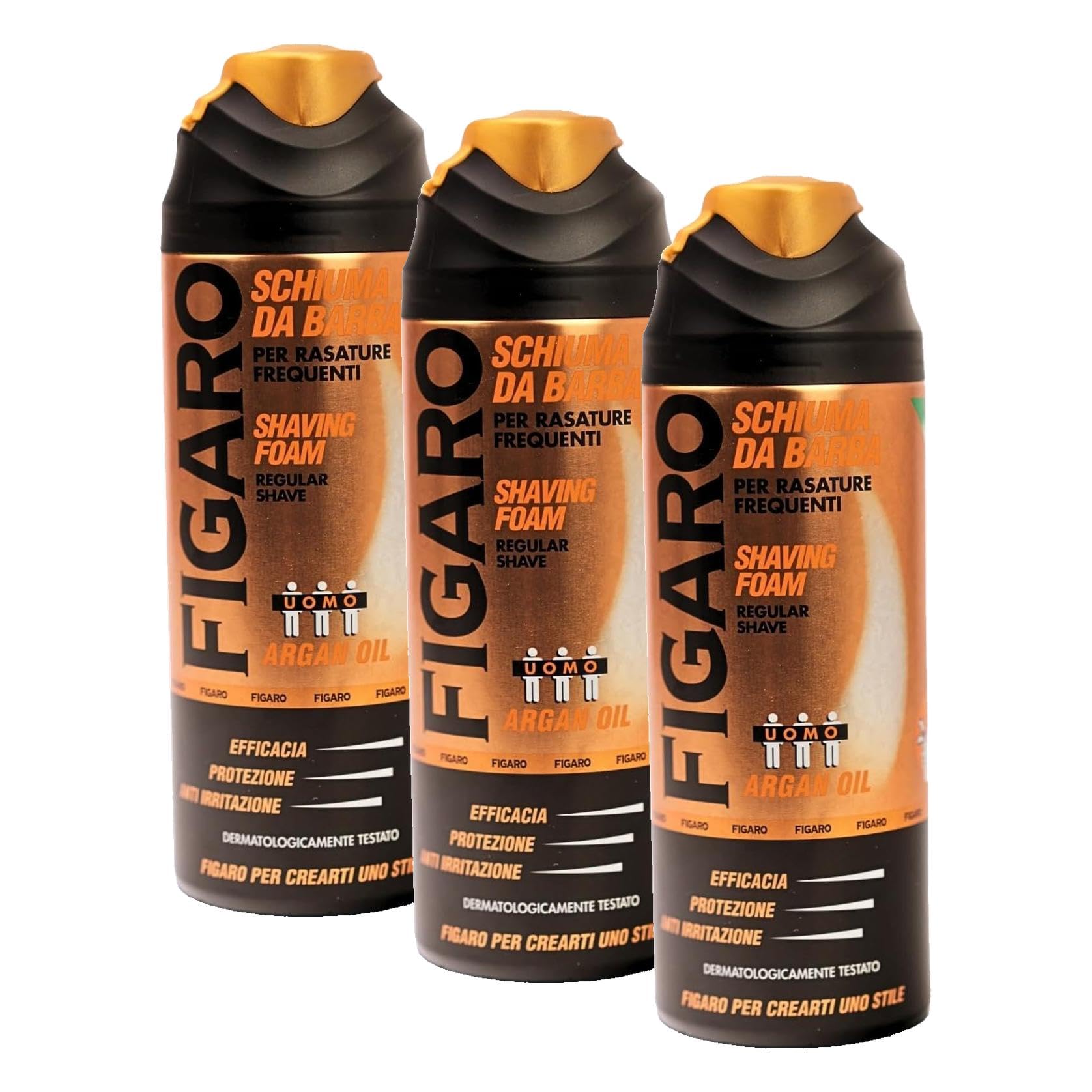 Figaro Tıraş Köpüğü Argan Yağı 400 ml (3 paketi)