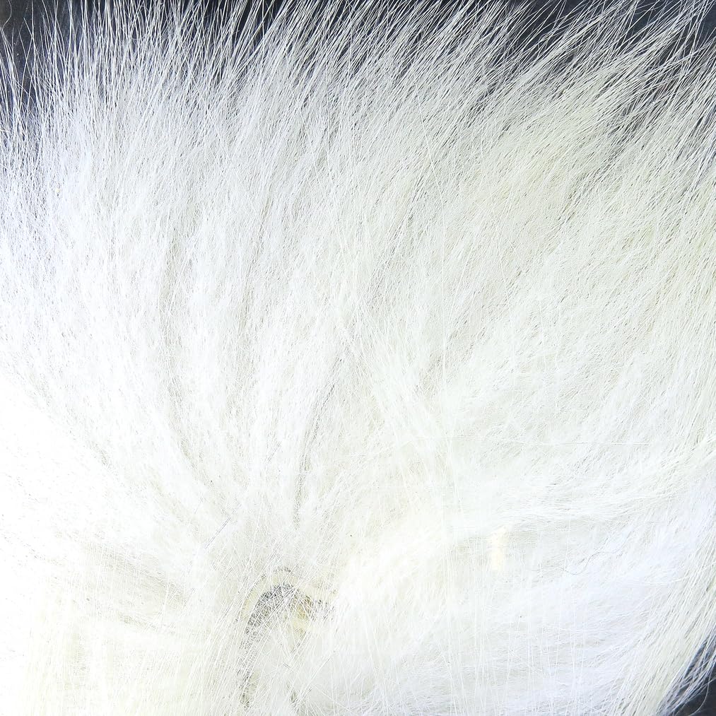 Hareline Fly Tying Arctic Fox Tail Hair - Soft Natural Fur Hair for Streamers, Steelhead & Salmon Flies