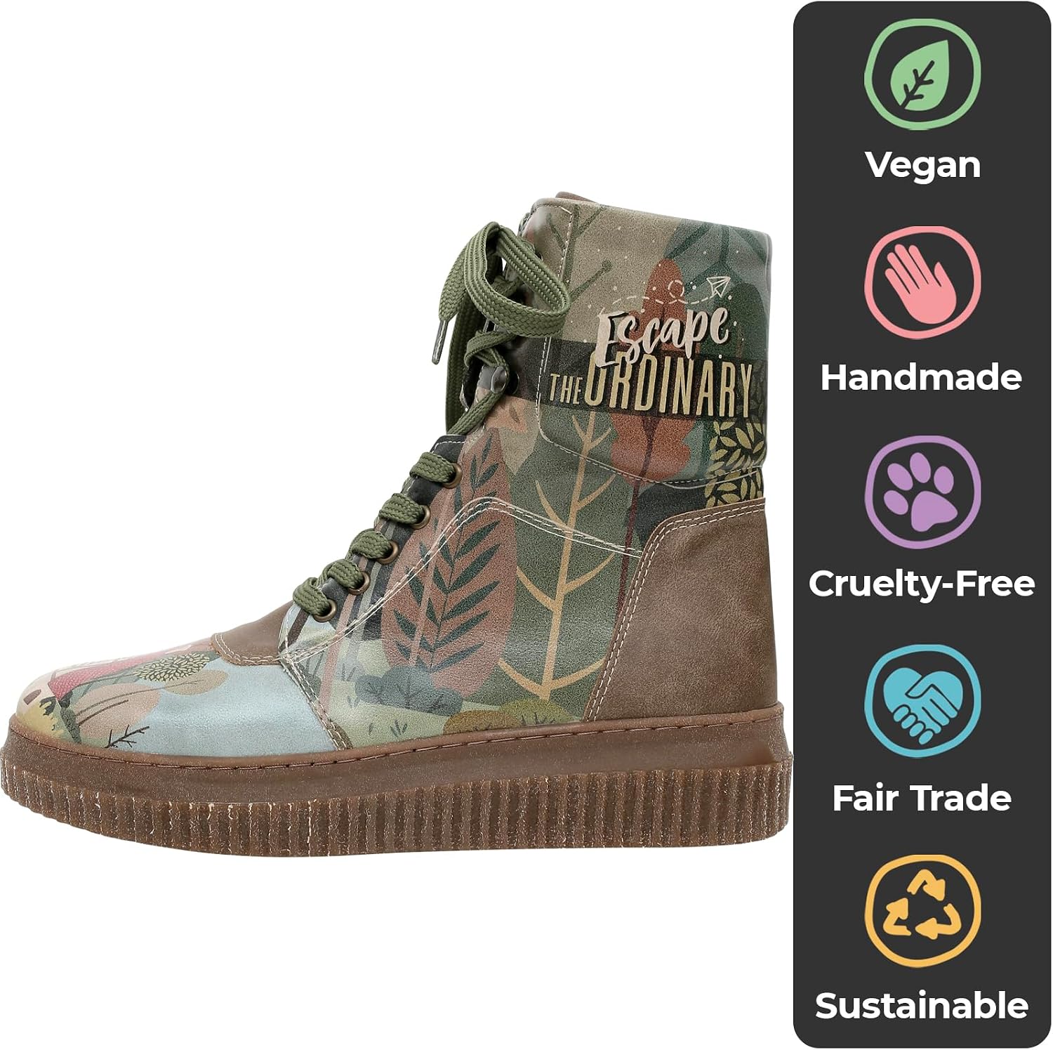DOGO Future Boots for Women - Vegan Leather and Handmade Platform Boots for Women