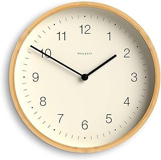 NEWGATE® Bali Wall Clock | Scandi Inspired Bamboo Clock | 30cm | Modern ...