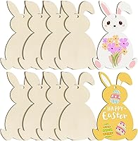 Vista 12 de Adornos de Letras de Madera PAPÁ para Pintar de 7 Pulgadas, Tamaño Grande, Recorte de Papi de Madera para el Día del Padre, DIY en Blanco, Madera