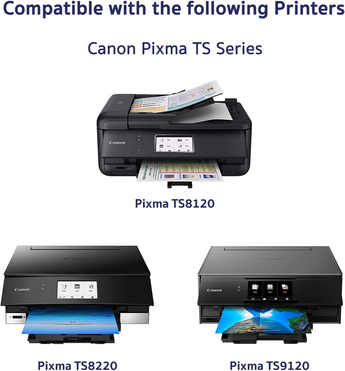 Arthur Imaging Compatible Ink Cartridge Replacement for Canon PGI-280XXL CLI-281XXL PGI 280 XXL CLI 281 XXL use with PIXMA TS9120 TS8120 TS8220 (PGBK, Black, Photo Blue, Cyan, Magenta, Yellow) 6 Pack