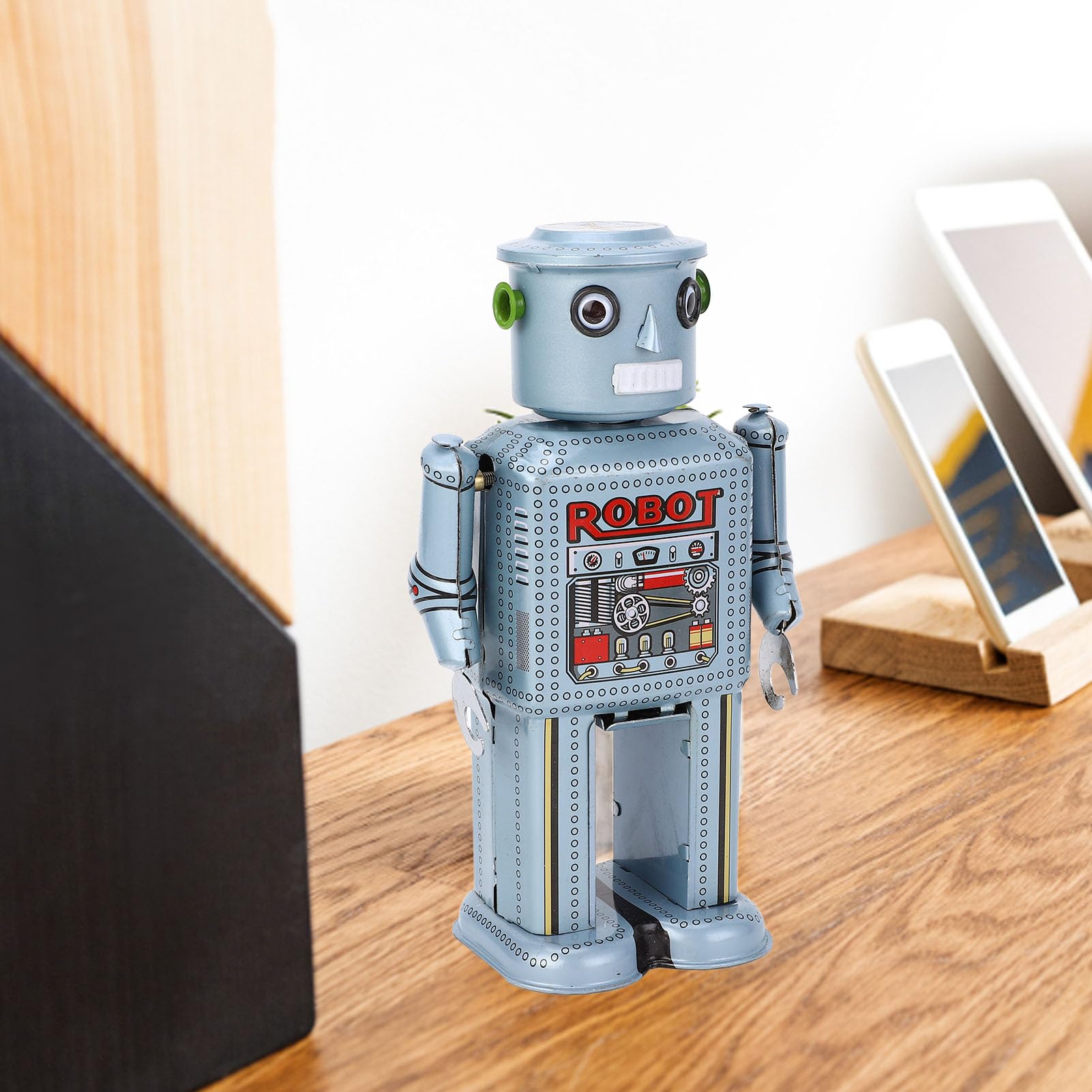 Jouet Robot Vintage, Décor D'horlogerie à Enroulement en Fer, Unique pour Bar, café Jouet Robot Vintage, Décor D'horlogerie à Enroulement en Fer, Unique pour Bar, café