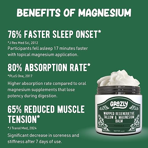 Miniatura 5 de Sarga de ternera batida para piel con magnesio del mar muerto, miel de manuka, aceite de jojoba y vainilla, bálsamo de ternera alimentada con pasto,