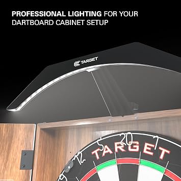 Target Darts Arc Dartboard Cabinet Light Attachment System