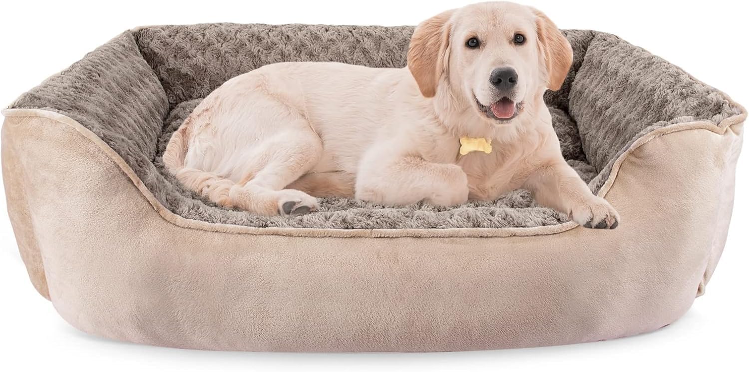 LUCKY Rectangle Dog Bed for Large...