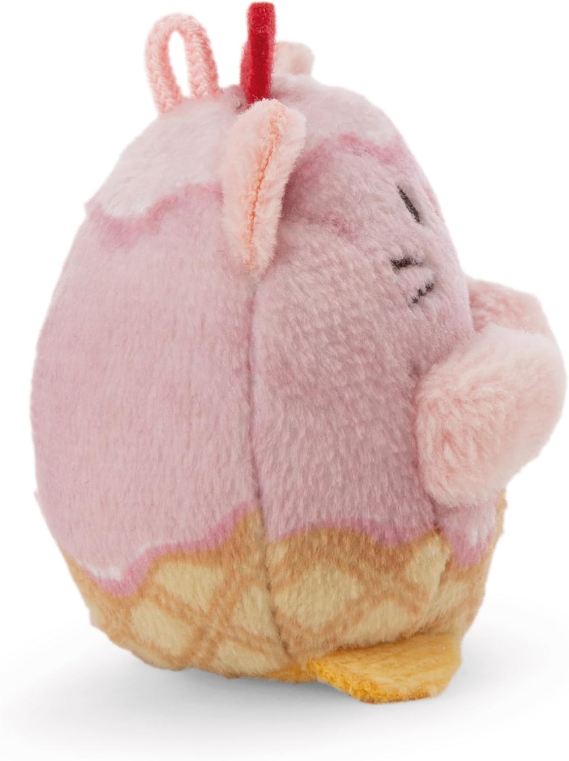 NICI MYMOCHI Cat Angy Ice Soft Toy 5 cm Pink - Soft Plush Cute Plush Toy for Play for Kids and Adults Great Gift Idea