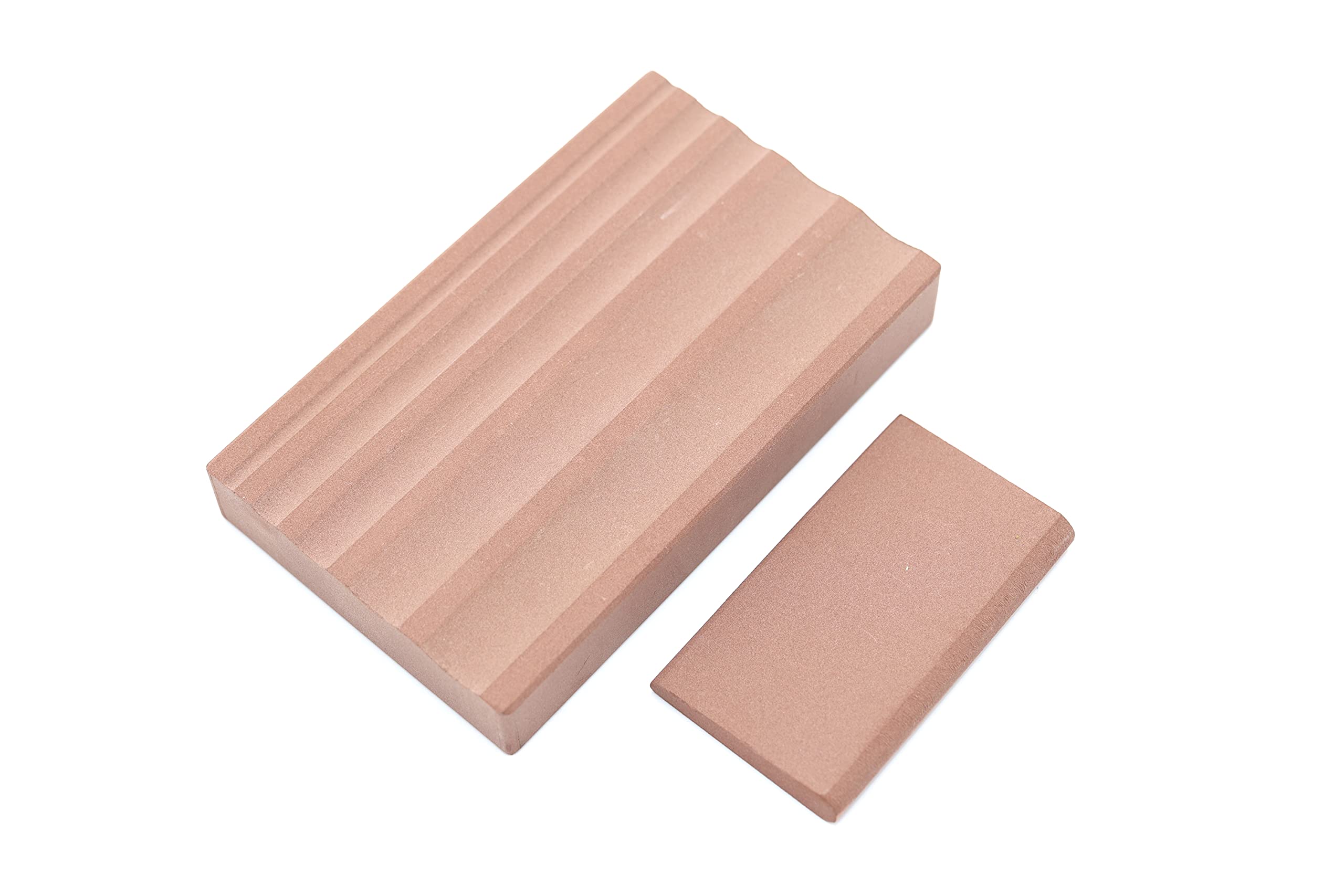 Cocktail7 Japanischer Schleifstein King #1000 für Holzscheren, Steine, Holzbearbeitung, 2 Steine, Braun, 11x6.6x1.5 cm, 233 g