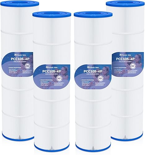 Future Way Cartuchos de filtro de piscina CCP420 de repuesto para Pentair Clean & Clear Plus 420, repuesto Pentair R173576, Pleatco PCC105-PAK4, 420