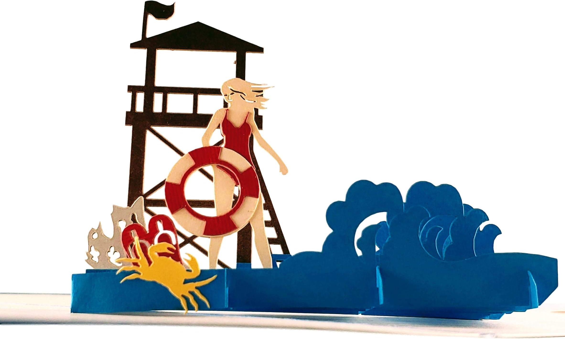 Surfing Cards (Female Lifeguard)