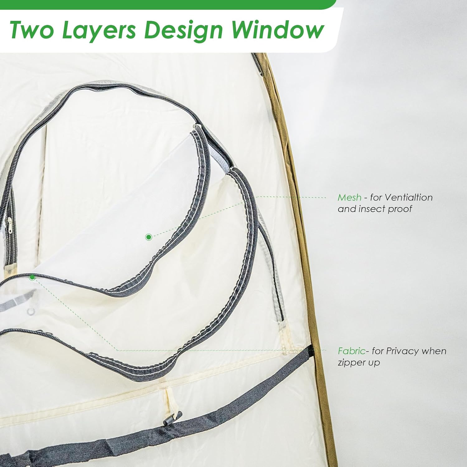 Portable Privacy Tent - Pop Up Shower & Changing Room for Outdoor Camping