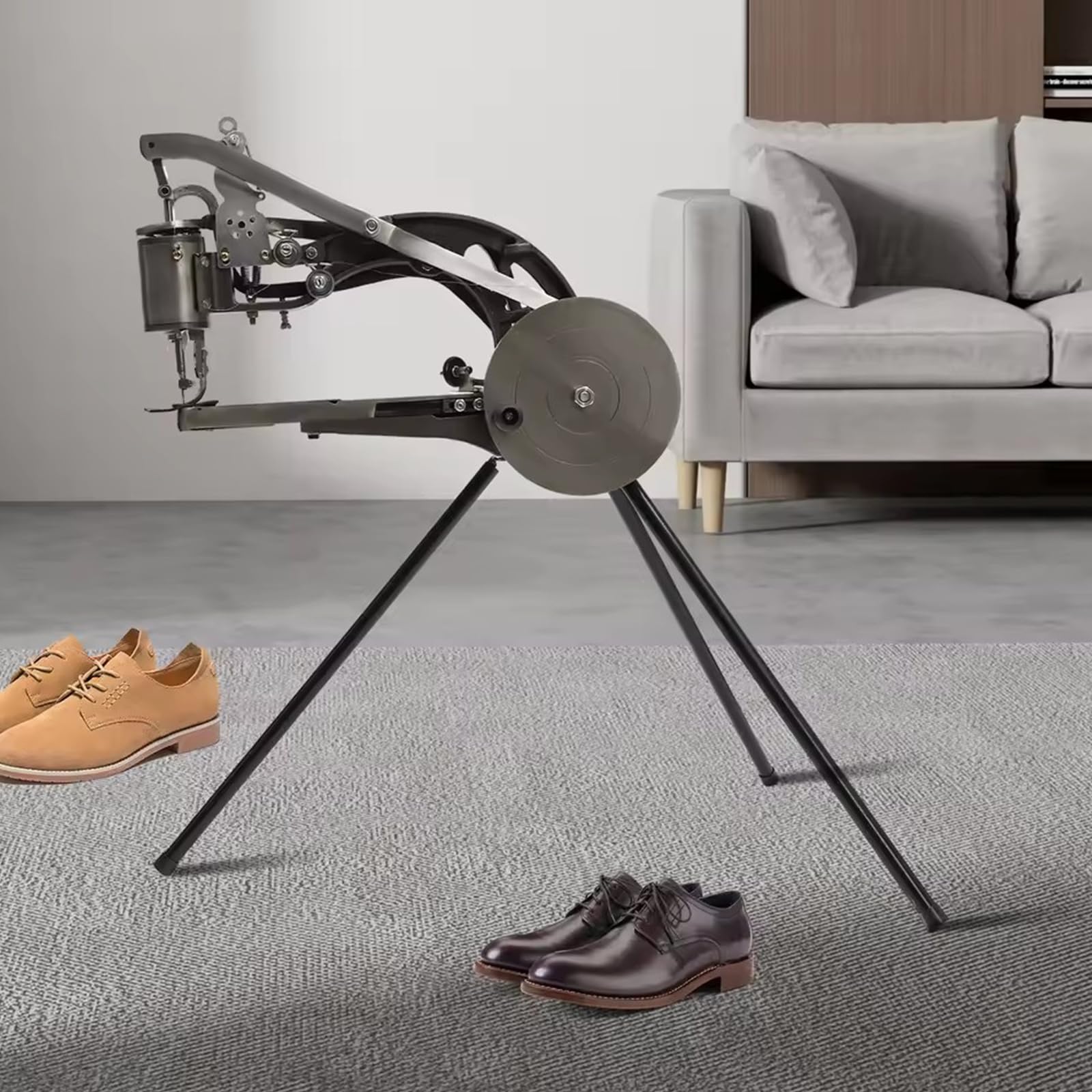 Macchina da cucire manuale in metallo Speciale 360 ° Regolabile Macchina da cucire Calzolaio Cucire Cuoio Per Riparazione Scarpe Scarpe di Gomma