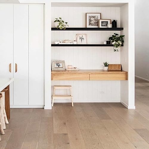 Vista 62 de QEEIG Estantes flotantes para pared de 23.6 pulgadas de largo, estante montado en la pared, baño, cocina, sala de estar, dormitorio, granja, B.