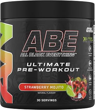 Applied Nutrition ABE Powder Pre Workout Food Supplement (375g - 30 Servings) (Strawberry Mojito) - Best Deal Finder