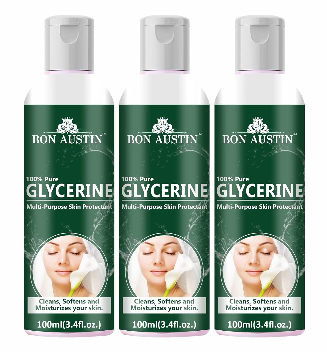 Bon Austin 100 Pure Glycerine ChemicalFree Liquid Glycerine for Men