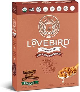 Lovebird, Cereal Cinnamon Grain Free Organic, 7 Ounce