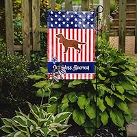 Vista 1304 de Caroline's Treasures BB4243GF Bandera de jardín con texto en inglés «Merry Christmas» con texto en inglés «Merry Christmas», bandera decorativa