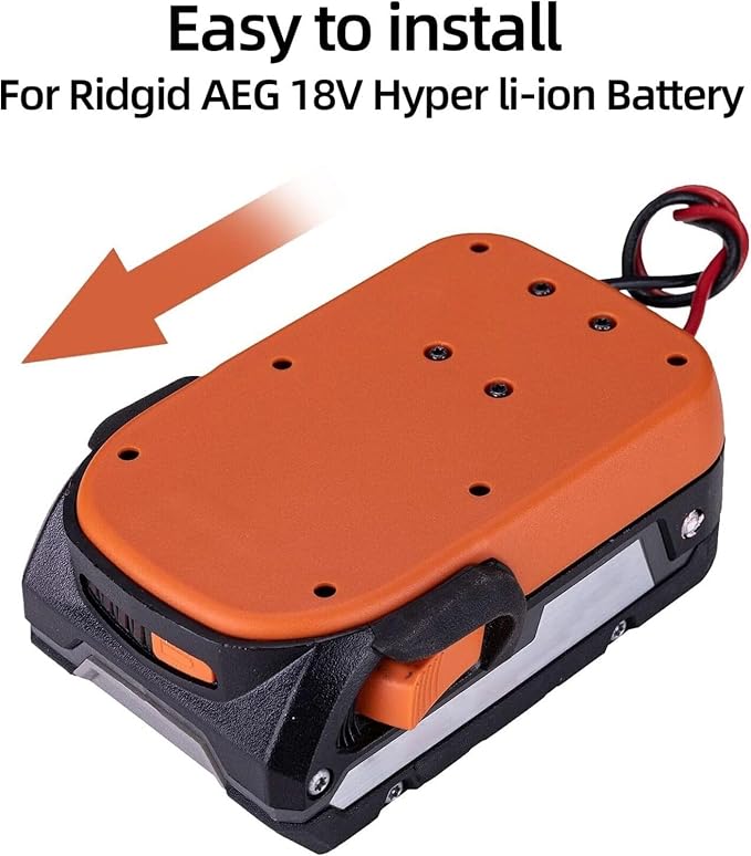 Inversor de potencia 300W para batería Ridgid 18V Li-ion miniatura 3