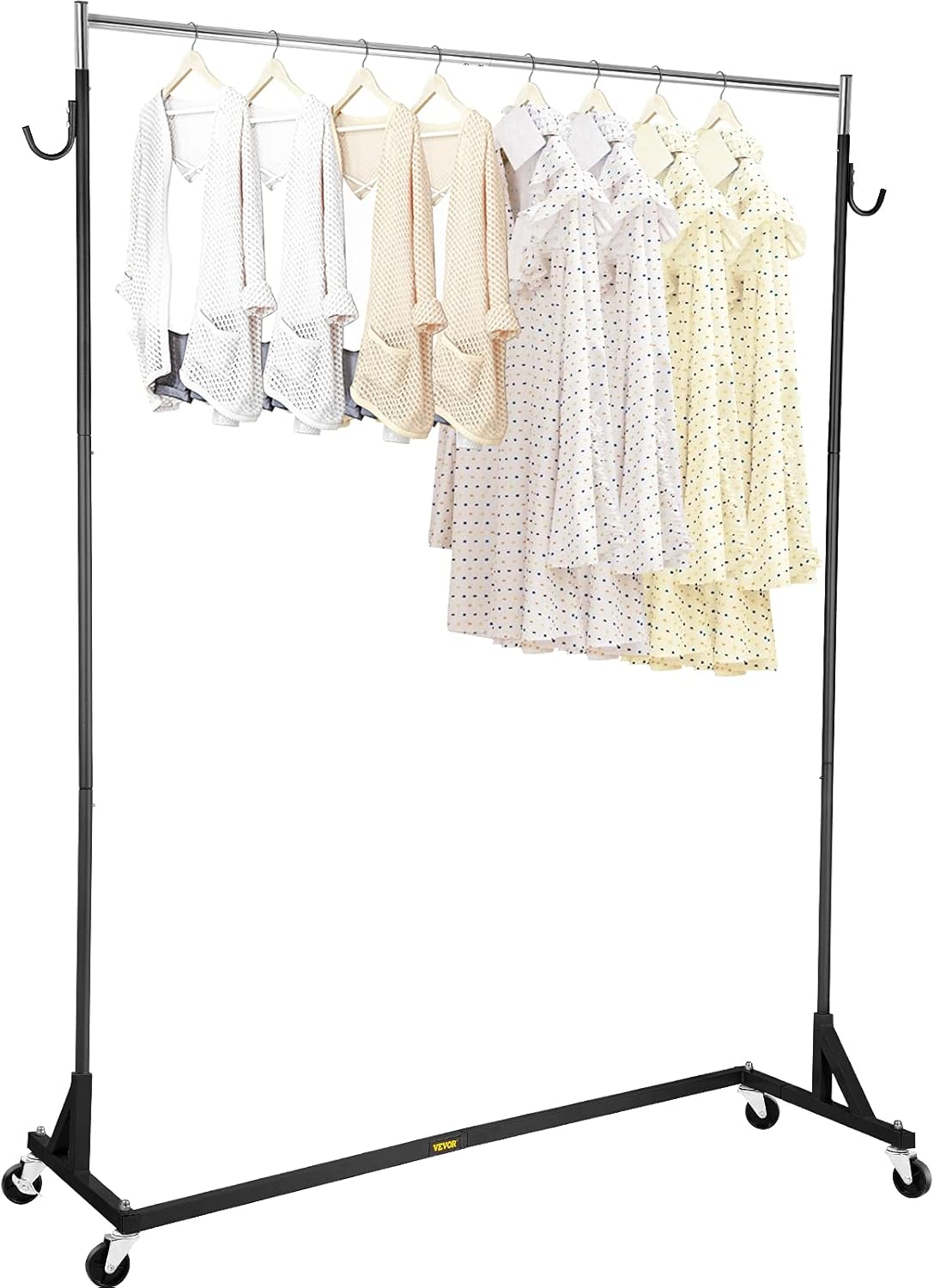 Amazon.com: VEVOR Z Rack, Industrial Grade Z Base Garment Rack, Height ...