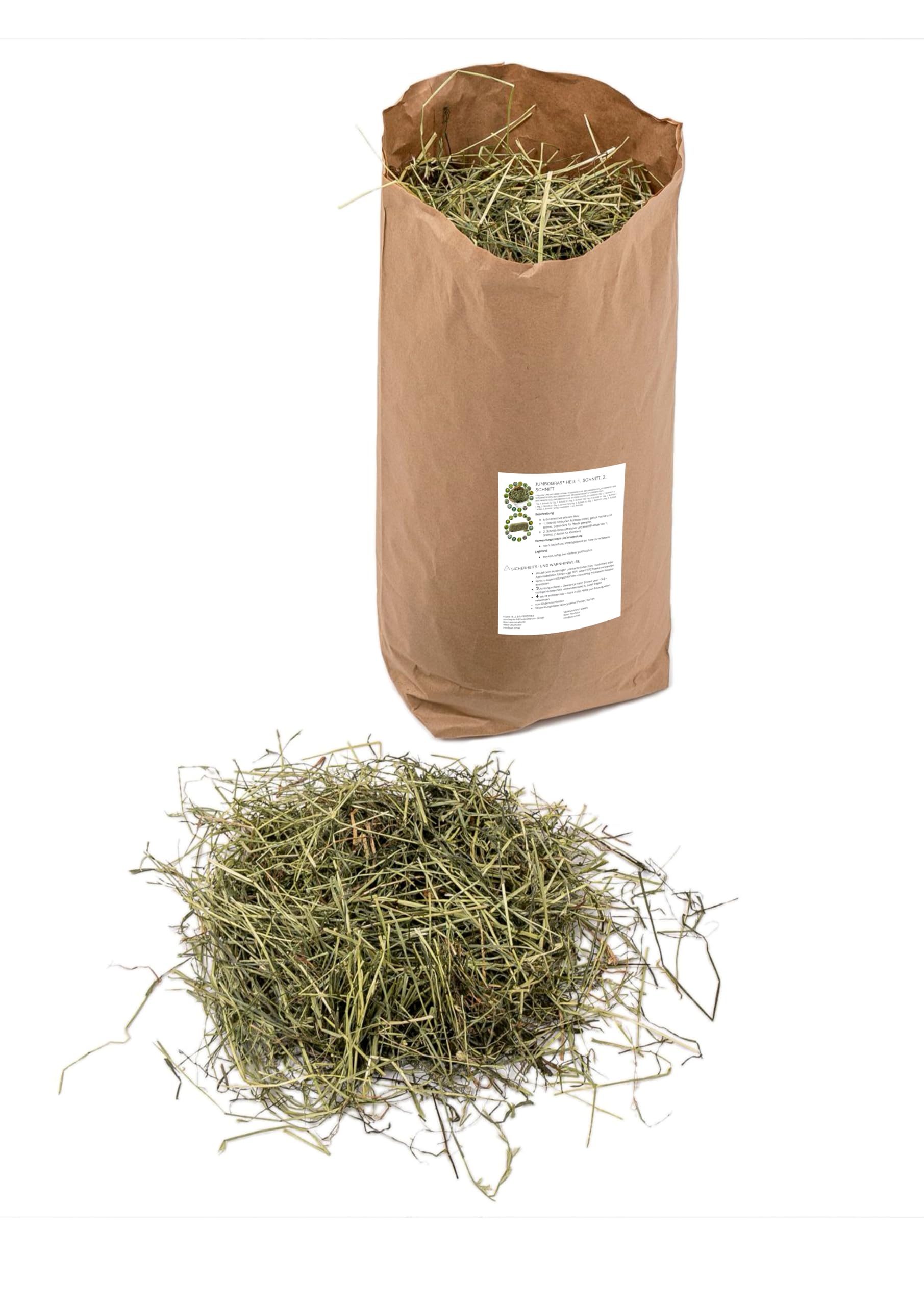 NATURHEU 1. Schnitt. Heu als Kleintier-Futter für Kaninchen Hasen Hamster Nager & Kleintiere aus größter Heumilch-Region Europas in Österreich~ 1 kg lose im ÖKO-Papiersack