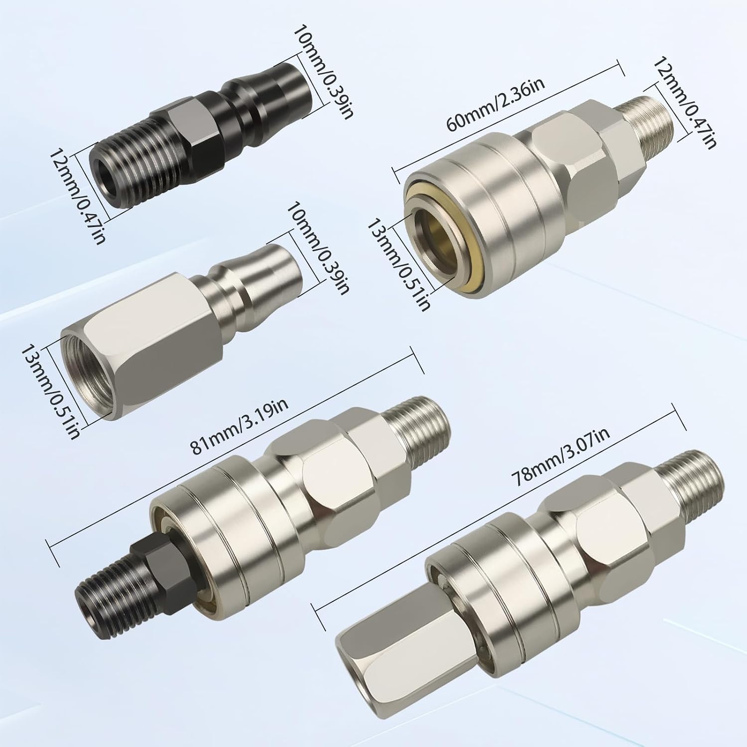 Airless Sprayer Swivel Joint Quick Connector 360 Degrees Rotate Spray Gun Hose Joint Accessories for Paint Sprayers Hose
