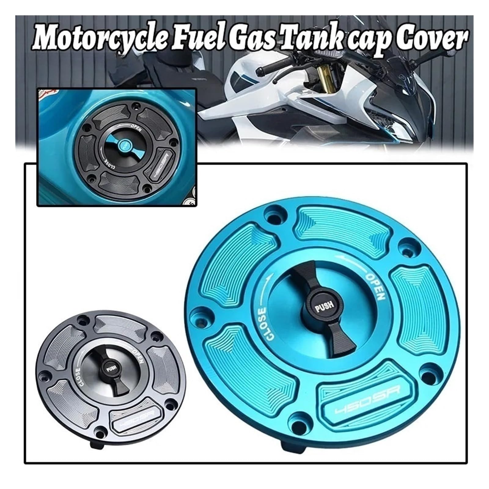 Tappo Serbatoio Coperchio Tappo Serbatoio Gas Senza Per CF MOTO 450SR 450SS