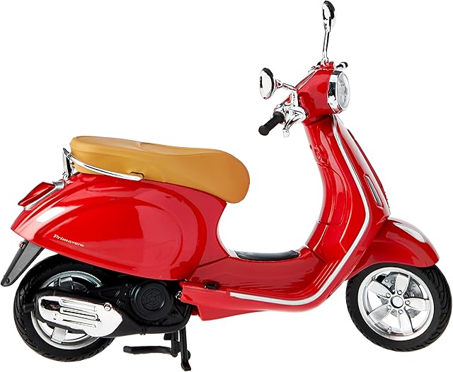 Maisto M32721 1:12 Motorbike Vespa Scooter Primavera 150 (2014), Assorted Color