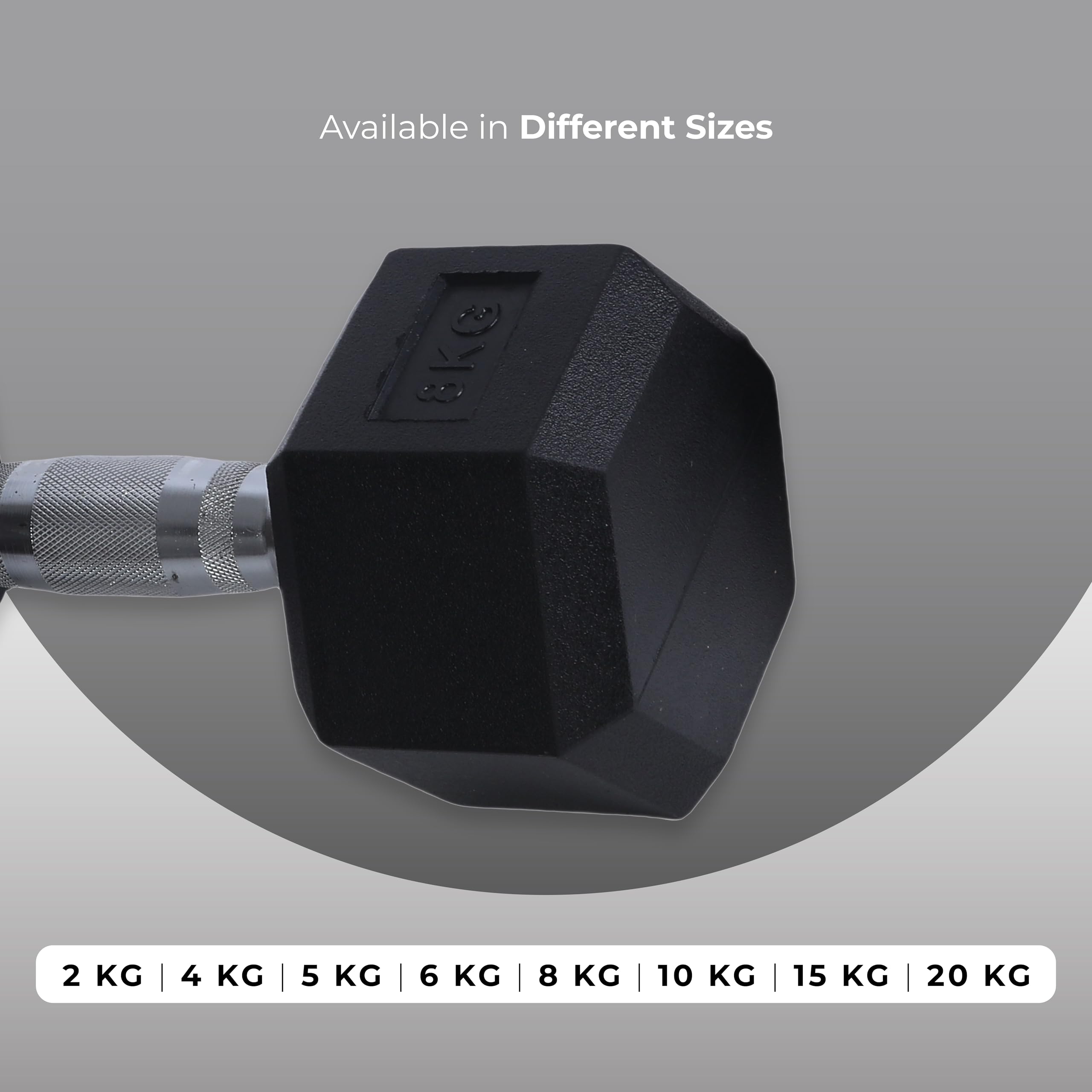 Amazon | エンドレスヘキサゴンラバーコーティングダンベル | 8kg1組