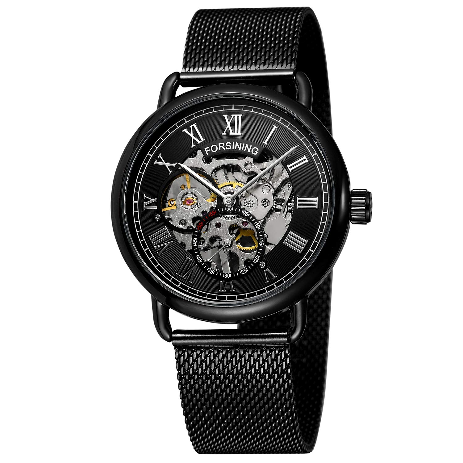 FORSINING Mechanical Classic Golden Skeleton Mens Wrist Watch (B081S1FYMN) Amazon Price History, Amazon Price Tracker