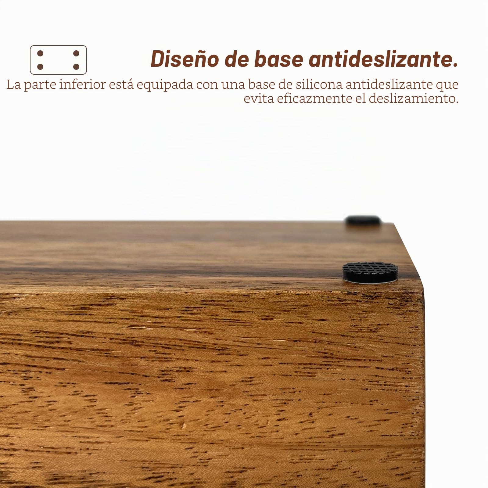 NOTSEK Estación de prensado de madera de nogal de 54 mm, para portafiltros de 51 mm y 54 mm, para cafetera espresso, accesorios baristas