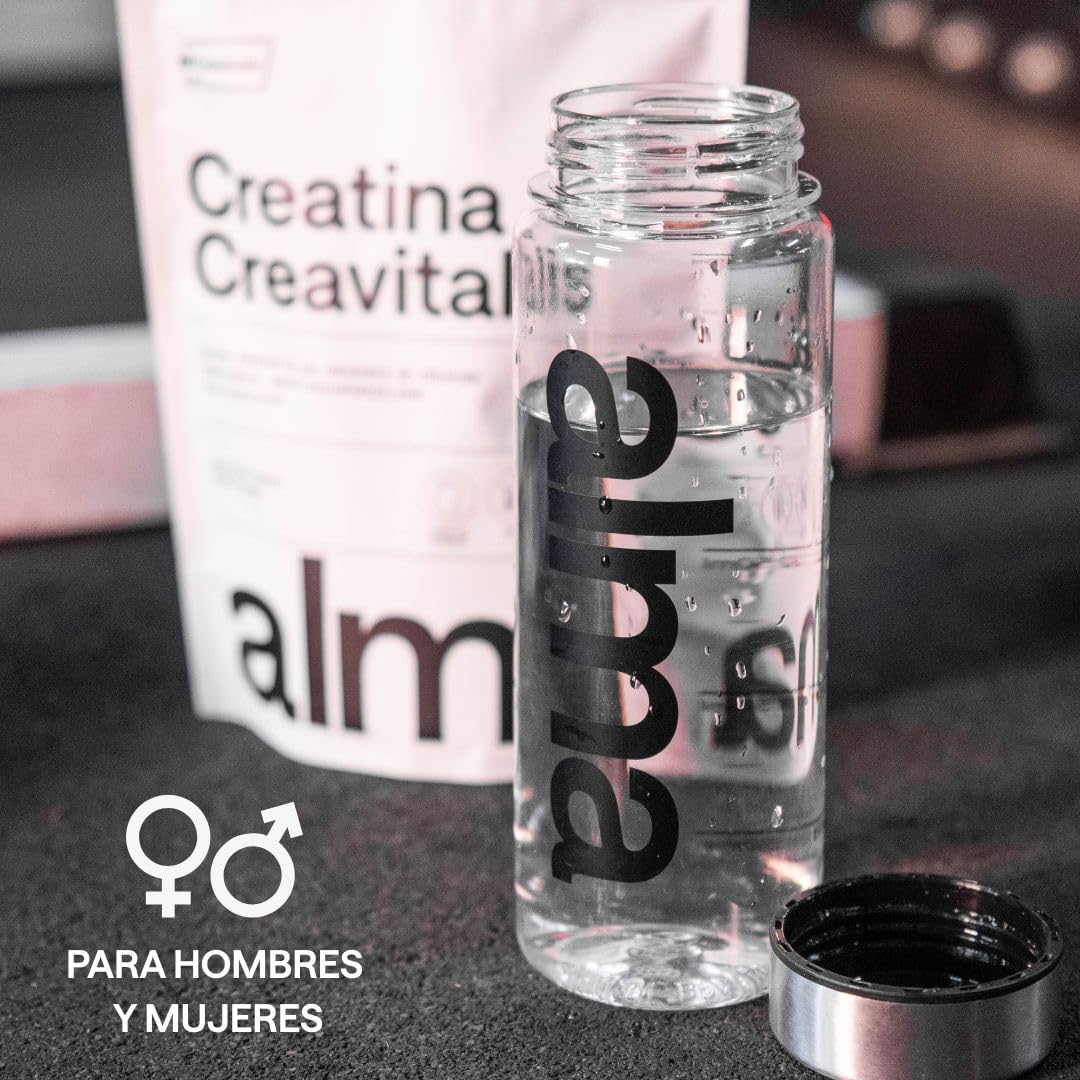 Creatina Monohidratada Creavitalis® ALMA® 600 g | Creatina Creapure Monohidrato en Polvo 99,9% Pureza Premium | Vegana, Sin Gluten ni Lactosa | 200 Dosis Disolución Instantánea | Fabricada en Alemania — view 7