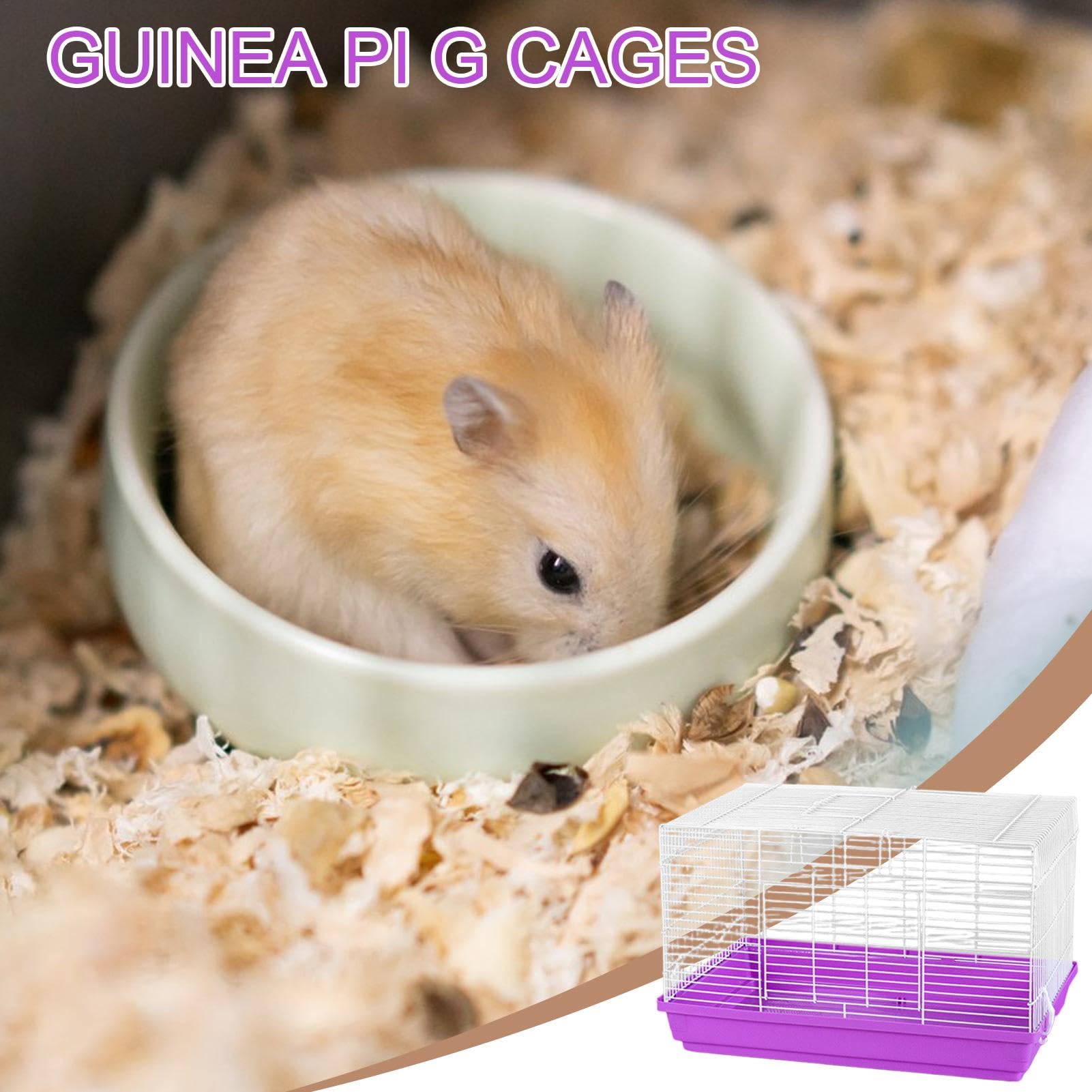 Gabbia Riccio Habitat Ventilato Piccoli Animali, Fondo Rimovibile, Gabbia, | Furetto Gabbia ventilata staccabile, gabbia, habitat per piccoli animali adatto a esterno ed interno