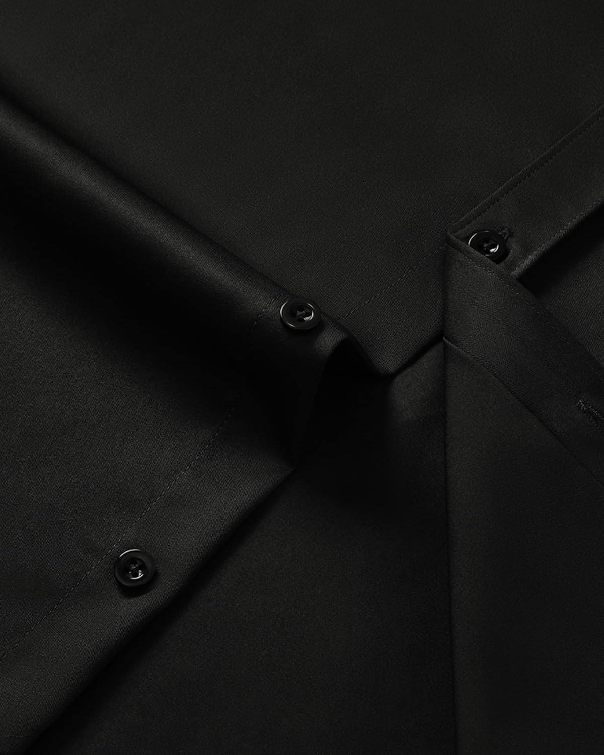 Men's Short Sleeve Dress Shirts Stain Shield Stretch Button Down Shirt Business Casual Formal Wedding Office Tops - Image 5