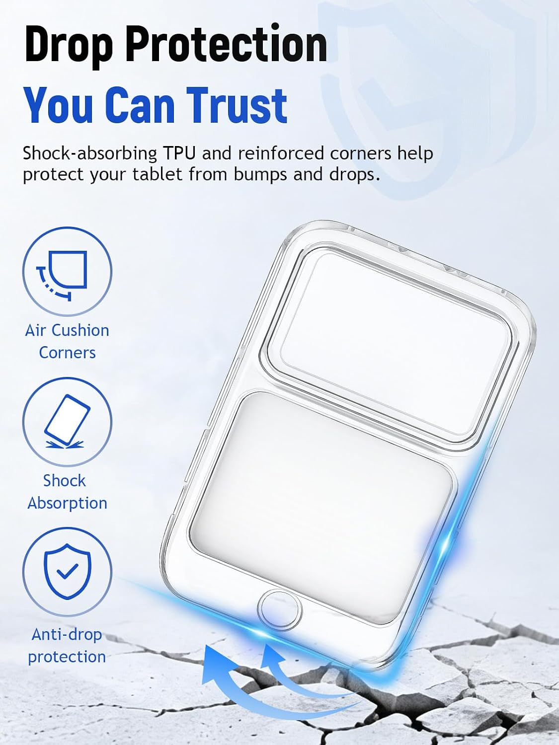 TPU Case for Godox C100 Transparent Viewfinder Camera, Clear.