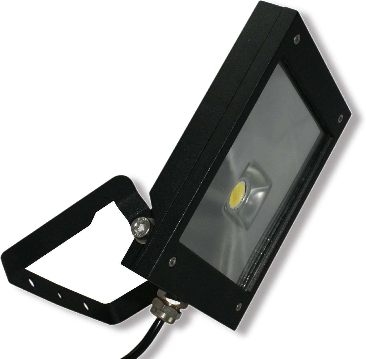 Rolux DF de 51001 a +, Foco LED, aluminio, 12 W, blanco cálido/Negro, 200 x 142 x 28 cm
