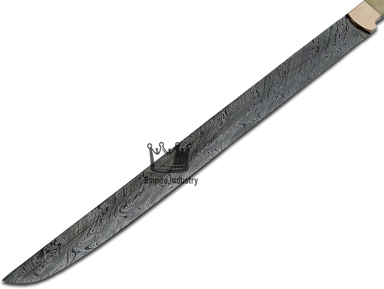 Empire - 25 Inch Long - Sharpe Edges - Full Tang Sword - Handmade Damascus Steel Viking Sword with Sheath - Rose Wood & Bone Grip - Hand Forged Combat Sword - Best Gift for Him
