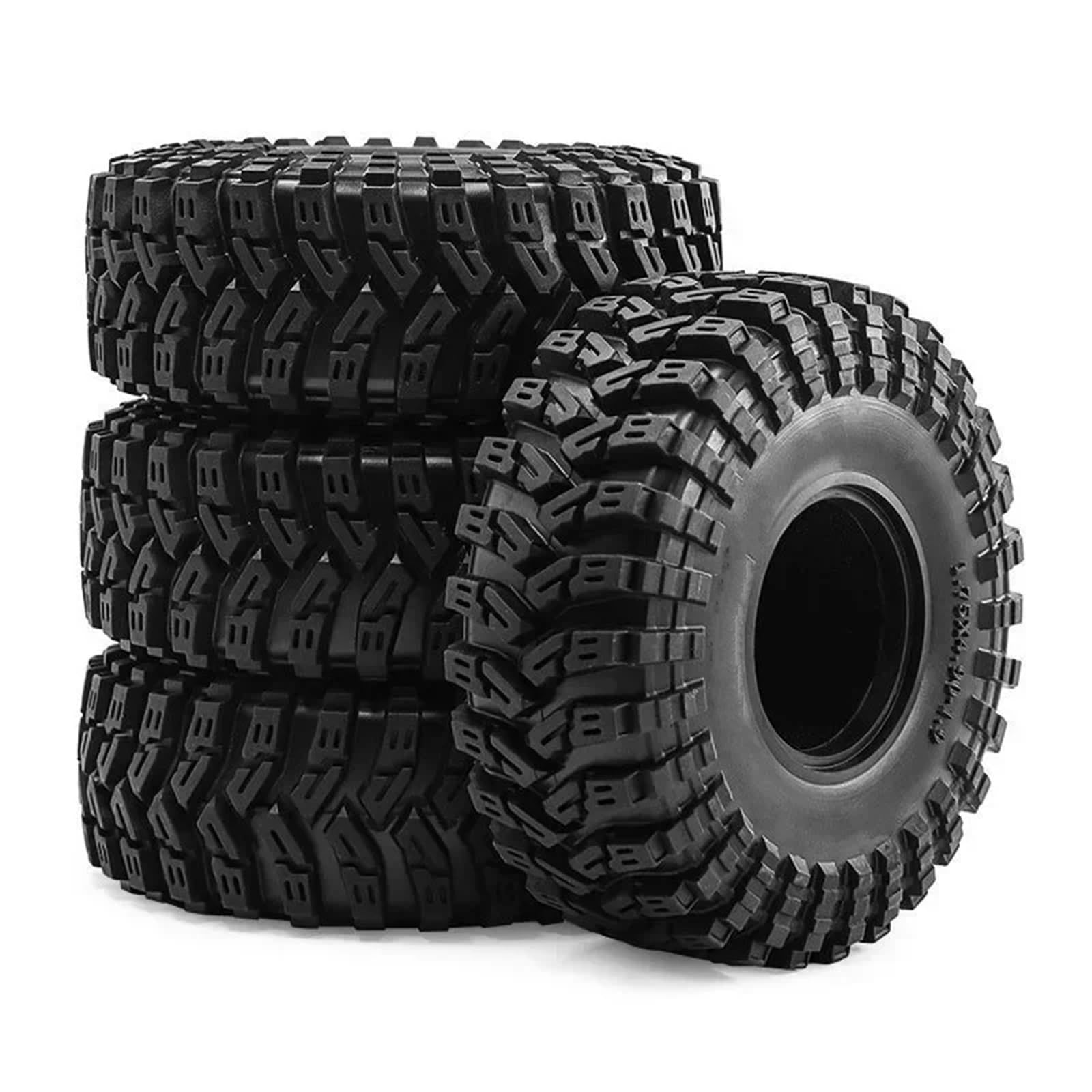 Per SCX10 90046 D90 Per TRX4 Per TRX6 4PC 1.9 "Pelle Pneumatici Arrampicata Scalatore Modello Accessorio Modificato Sostituzione Cingolati Camion Pneumatici Auto RC