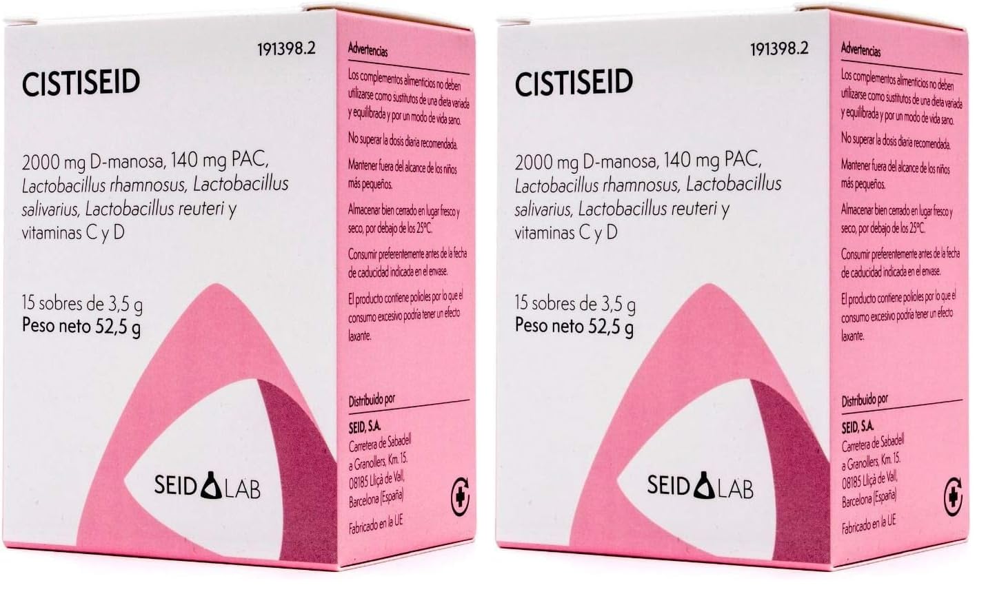 Seid Lab Cistiseid 15 Sobres (Paquete de 2)