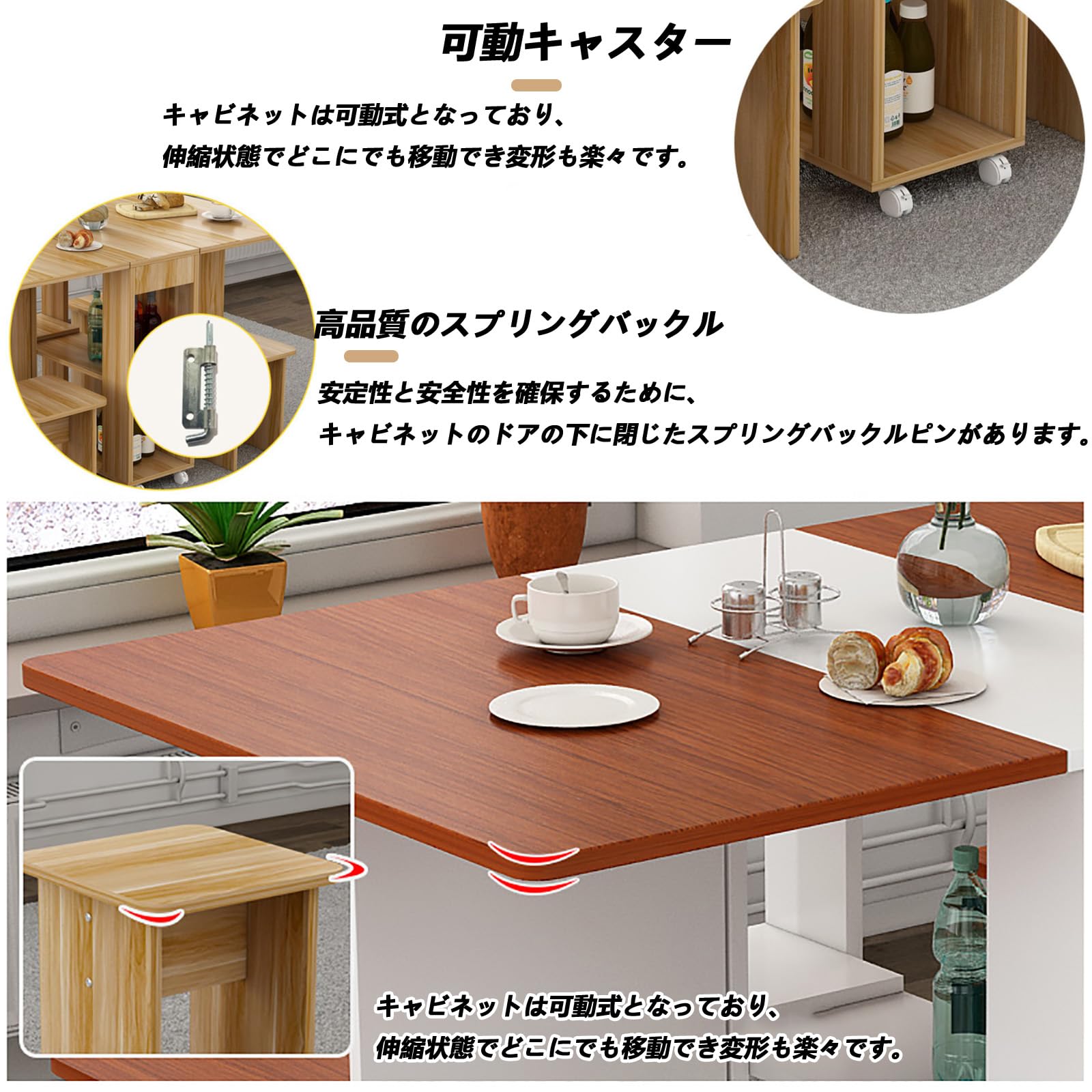二枚にするとテーブルになります、折りたたみ式御膳　2個です Amazon｜折りたたみダイニングテーブル、物置棚と2つの物置