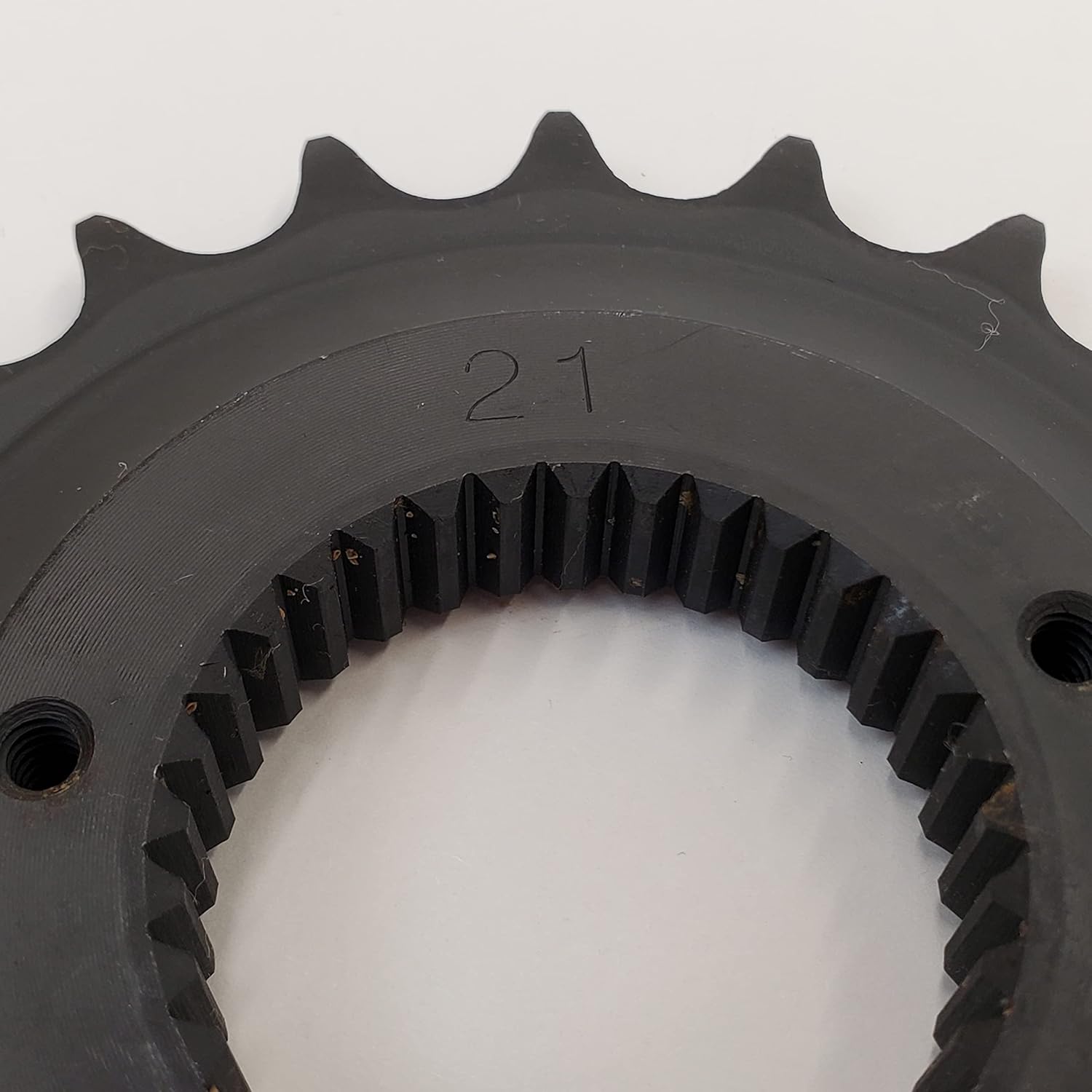 21 Tooth Belt-to-Chain Drive Conversion Front Transmission Sprocket for 1991-2020 Harley Sportster Evolution 883/1200 XL Models – Recommended for use with 530 Chain