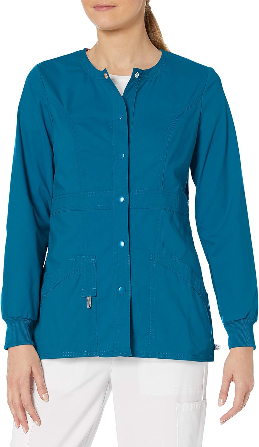 Code Happy Women's Bliss W/Certainty Snap Front Warm-up Jacket