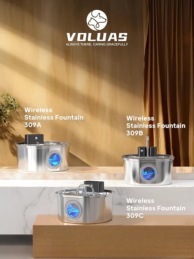 Filtros de repuesto para fuente de agua para gatos Voluas, 6 unidades miniatura 2